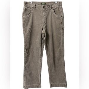 Eddie Bauer Men’s Authentic Corduroy Jeans Gray Size 36/32.